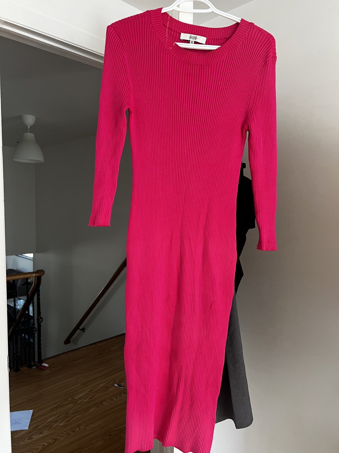 Shine Shine Pink Ribbed Dress - photo 2