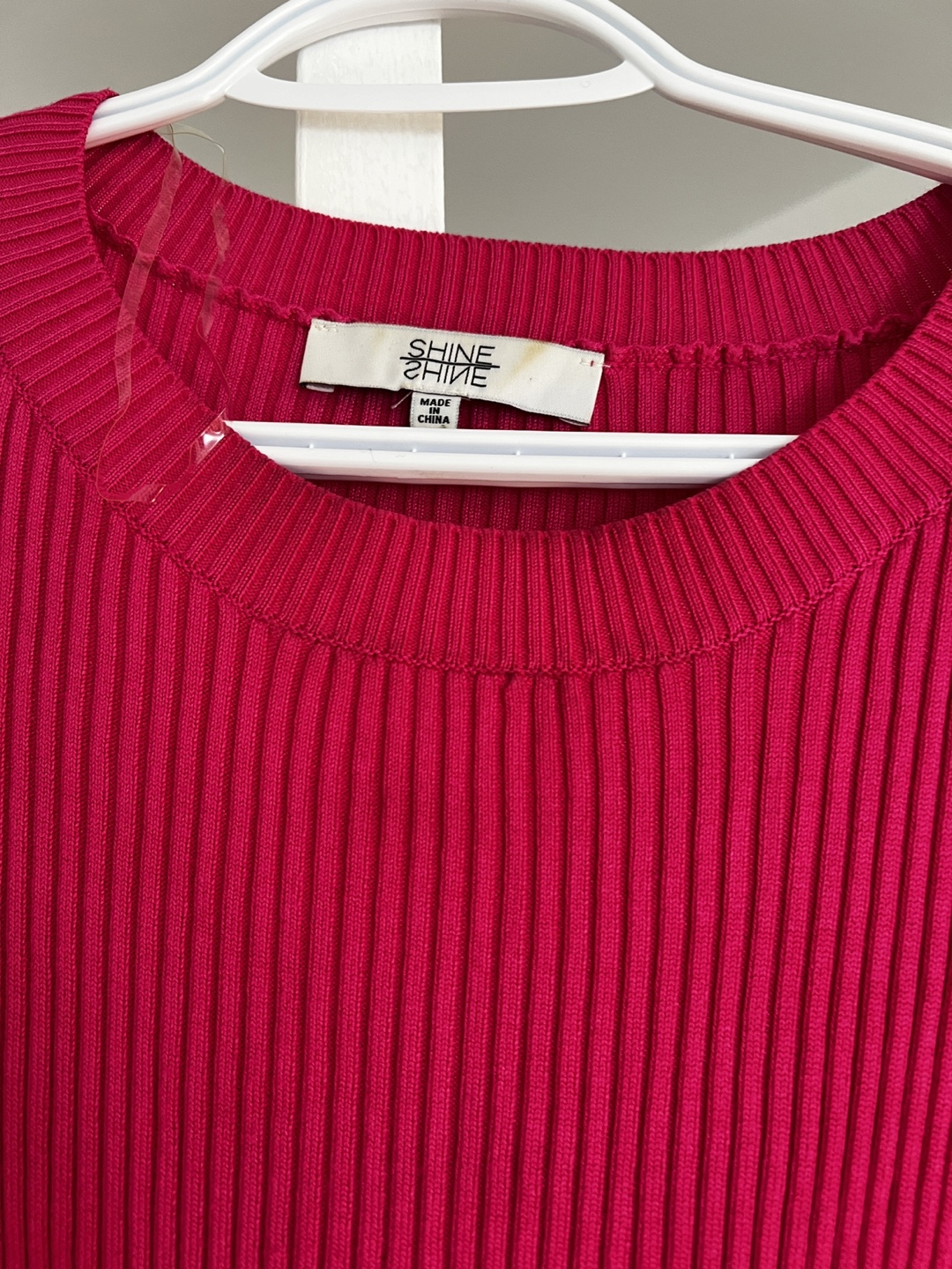 Shine Shine Pink Ribbed Dress - photo 3