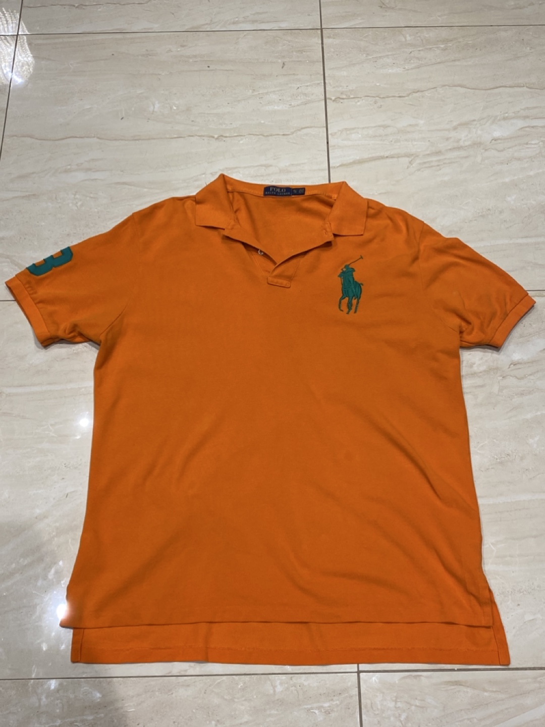 Ralph Lauren Polo Shirt - XL - Orange