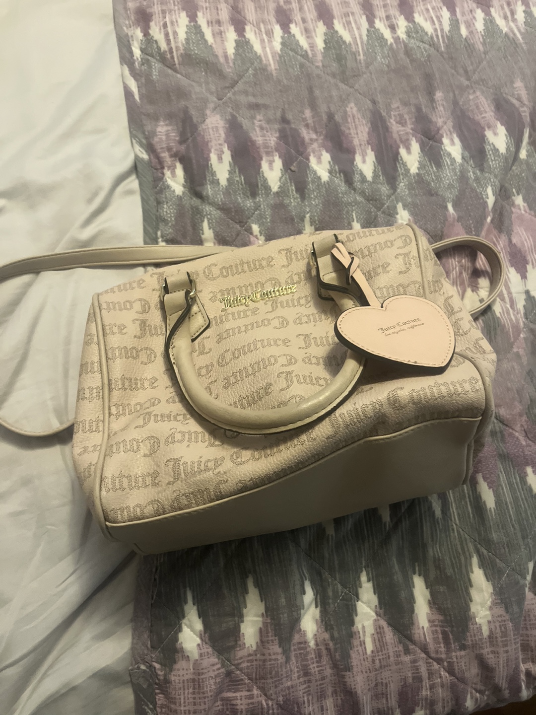 Juicy Couture Beige Satchel Bag