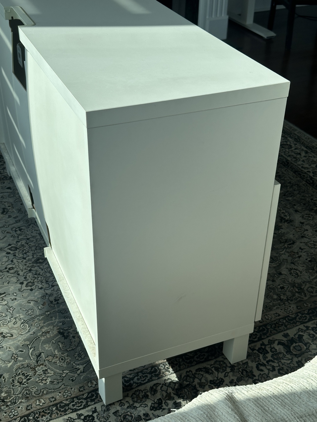 White TV Stand / Media Console - photo 5