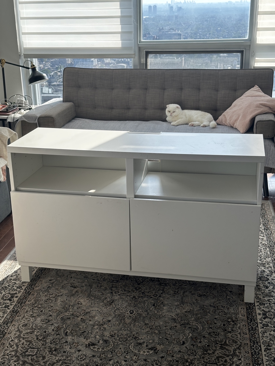 White TV Stand / Media Console