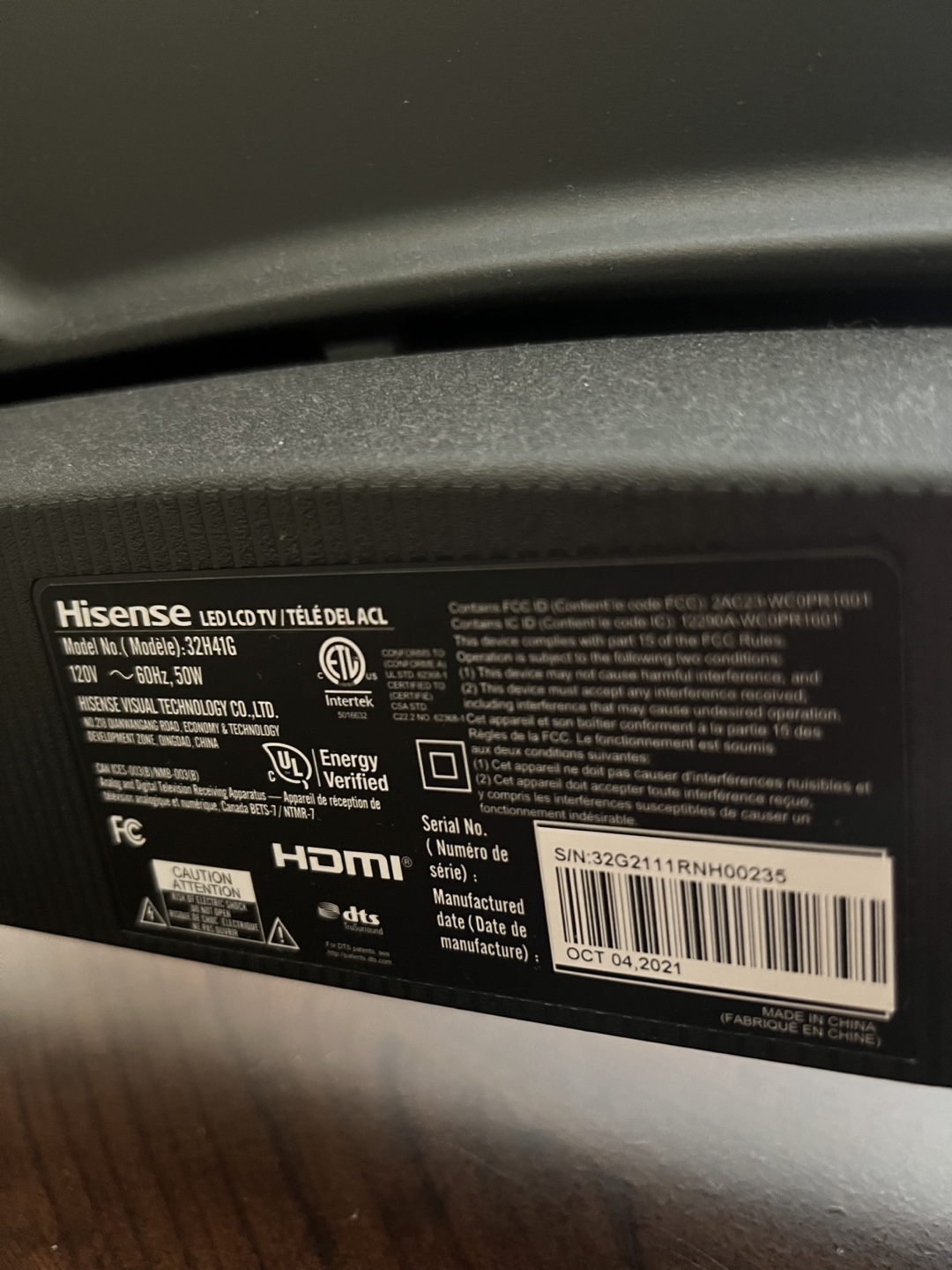 Hisense 32H41G 32" LED Roku TV - photo 2