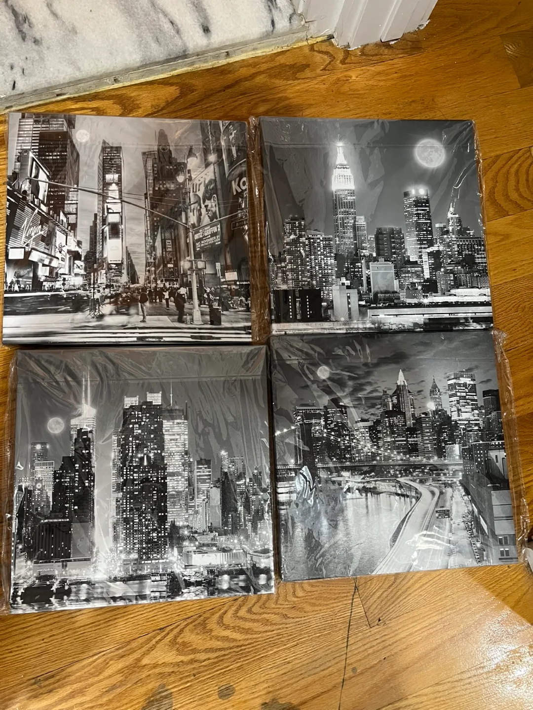 New York City Canvas Wall Art - Set of 4 thumbnail