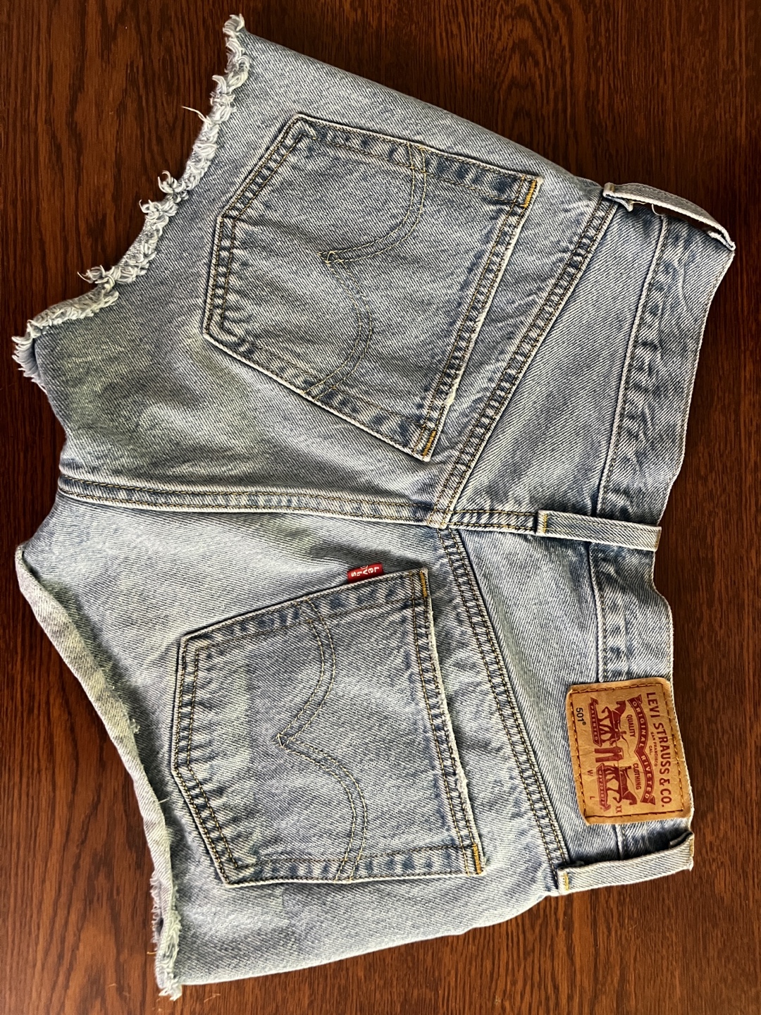 Levi's 501 Denim Shorts, Size 25 - photo 3