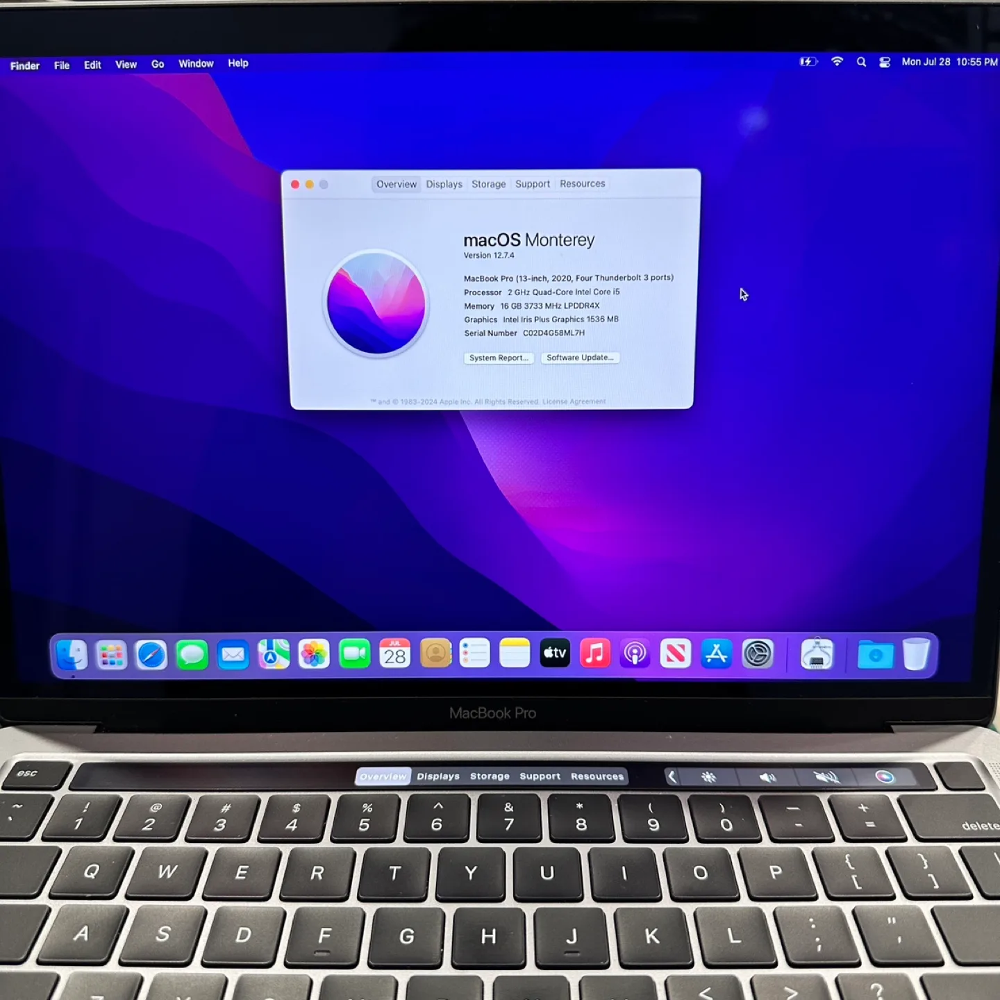 Apple MacBook Pro - 2020 - 13 inch - i5 16/512 GB image indicator(6)