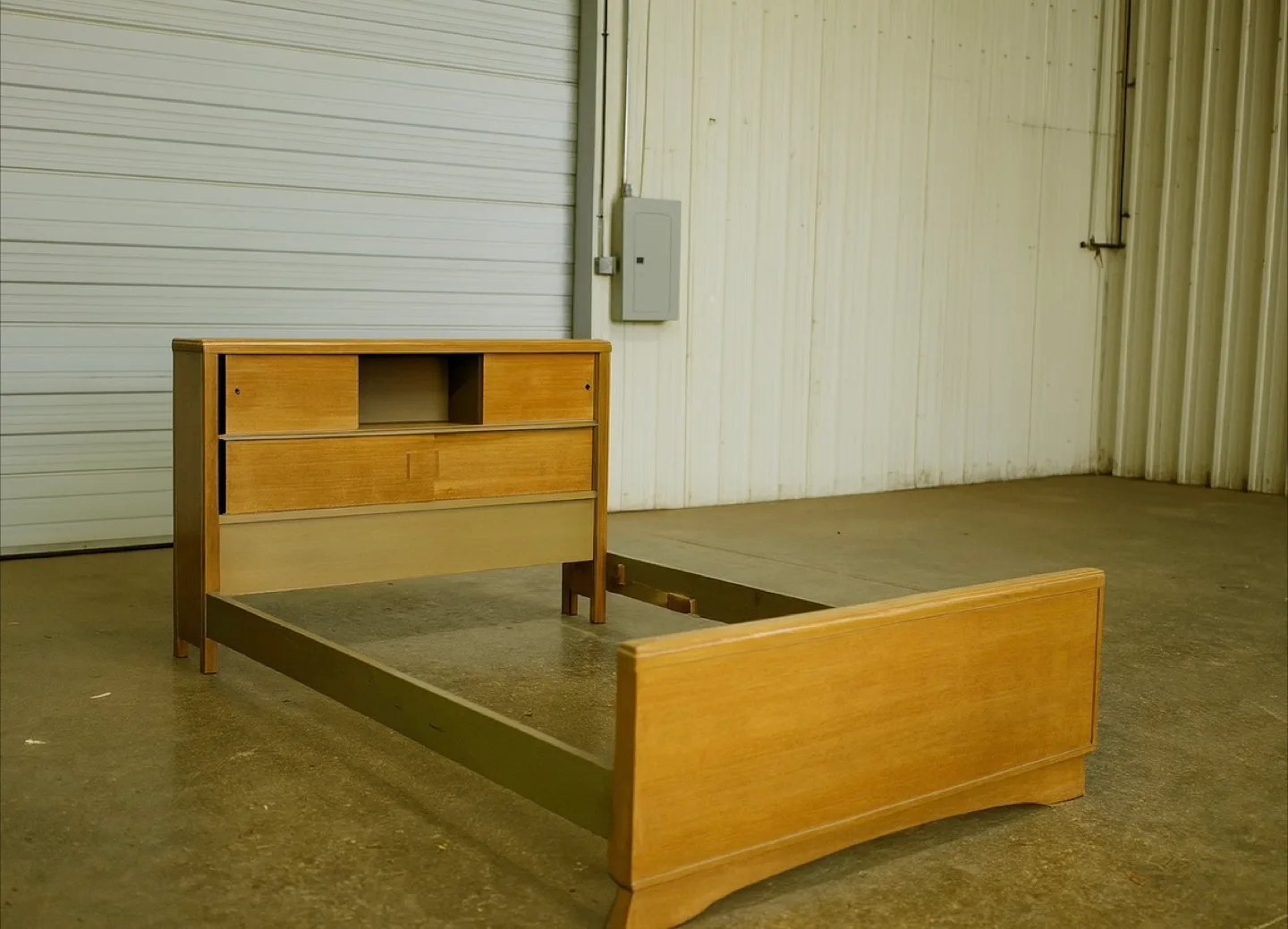 Wooden Bed Frame with Headboard thumbnail