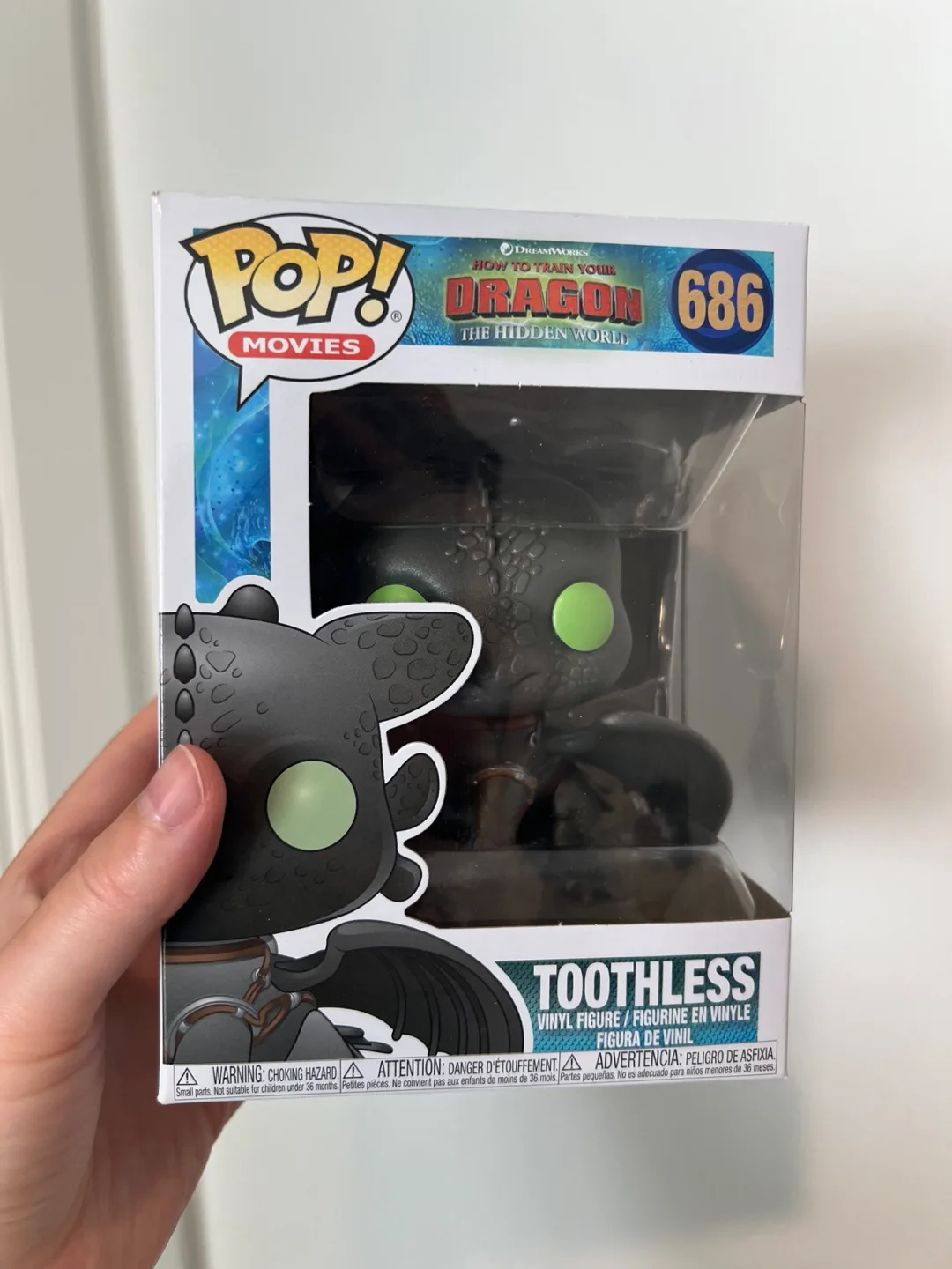 Funko Pop- How to Train Your Dragon - Toothless #686 thumbnail