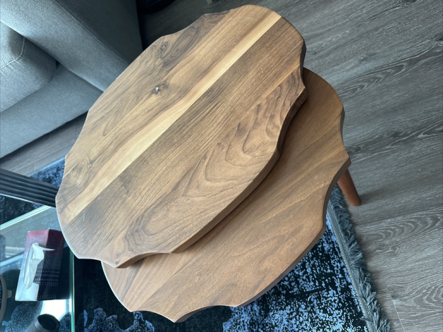 3 Nesting Tables - wood - photo 3