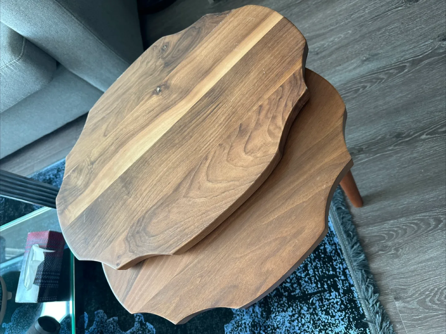 3 Nesting Tables - wood image indicator(3)