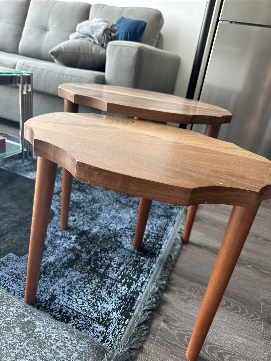 3 Nesting Tables - wood - photo 4