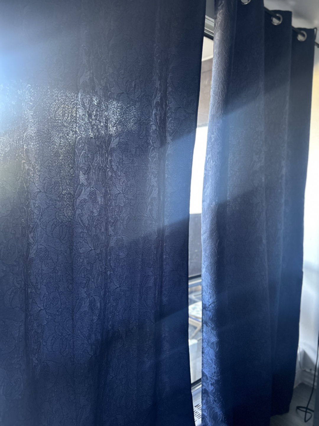 High-Quality Royal Blue Curtains for Sale – Like New