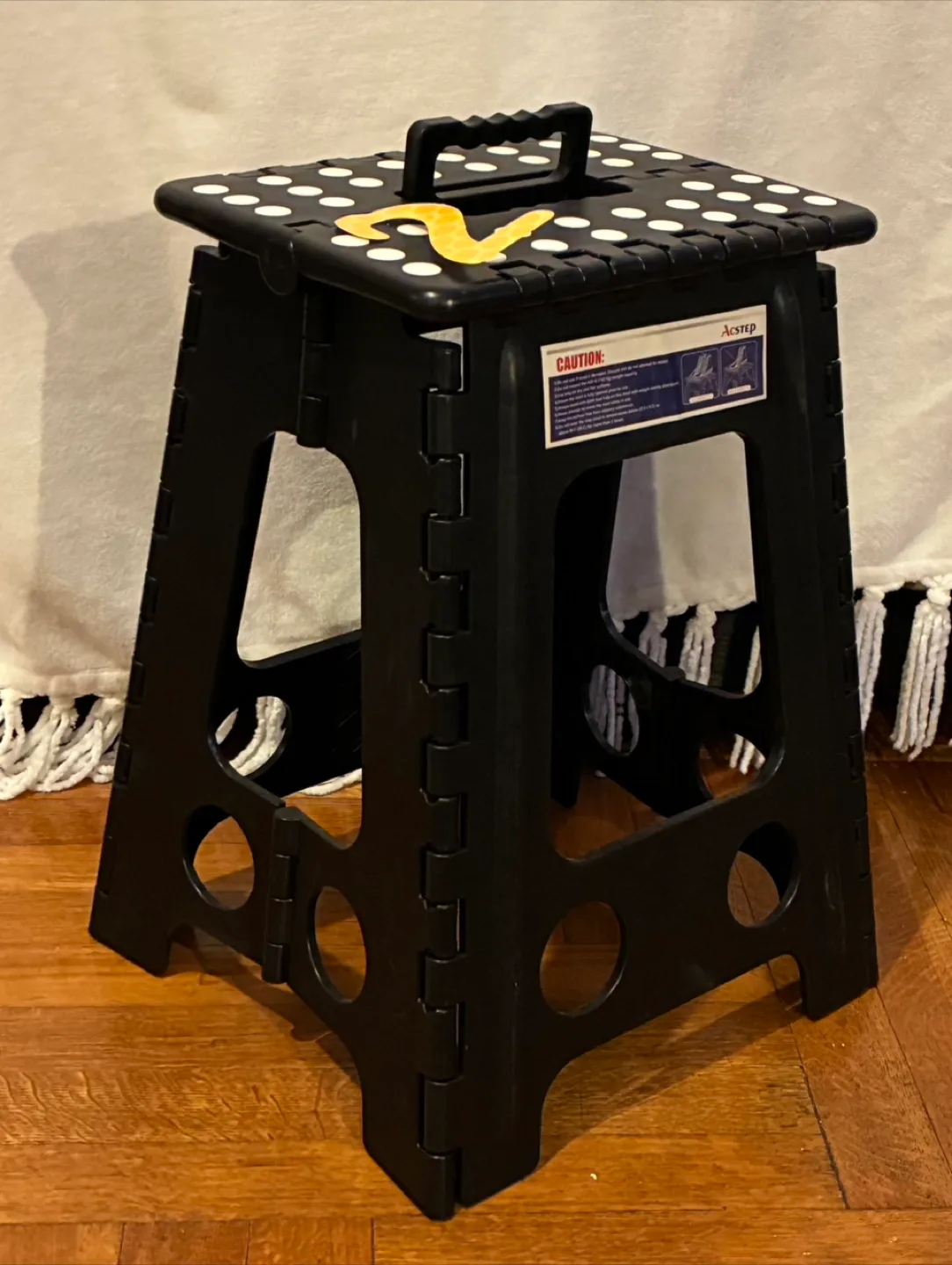 Acsestep Folding Step Stool - Black thumbnail