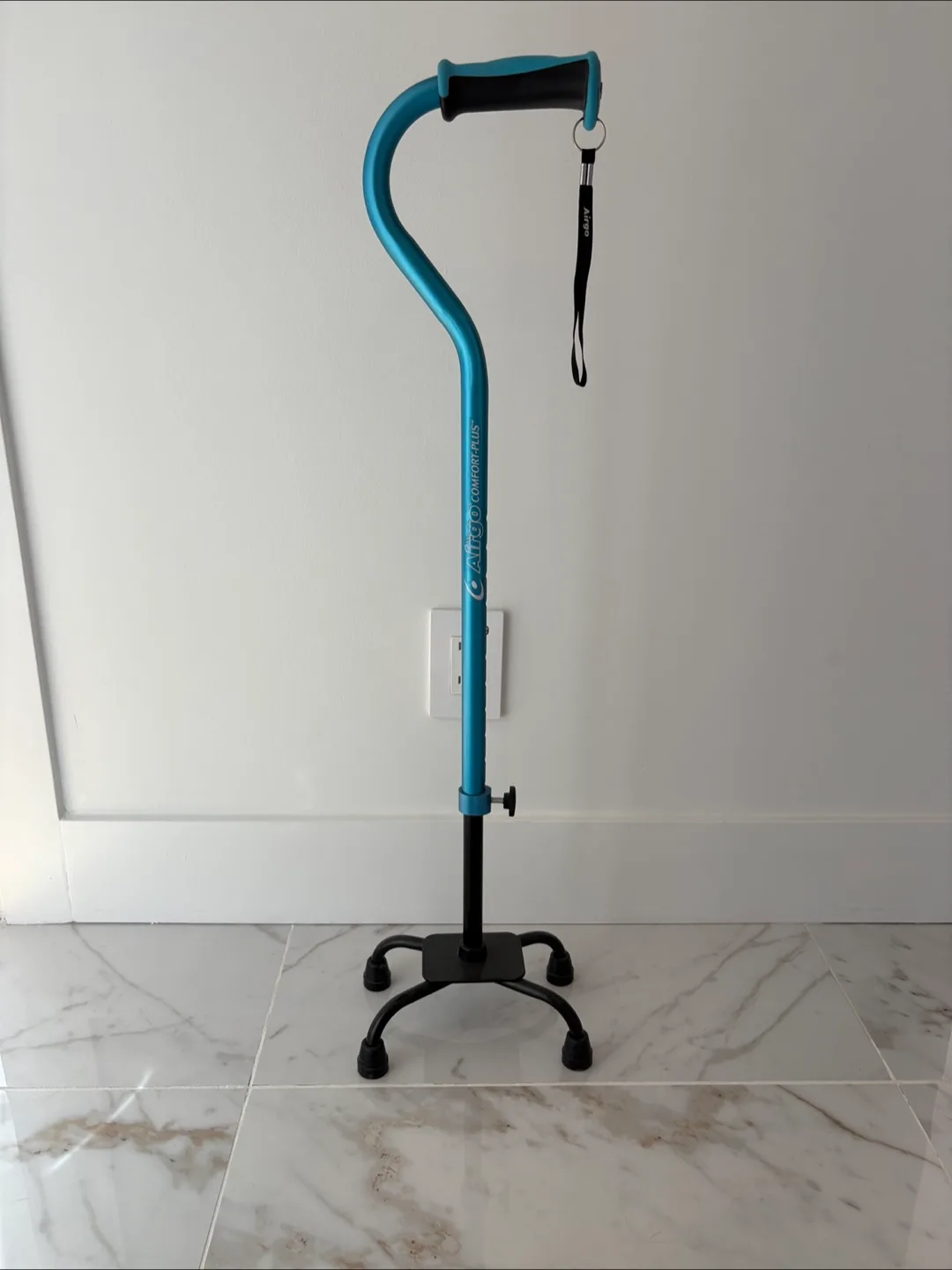Airgo Adjustable Quad Cane never used thumbnail