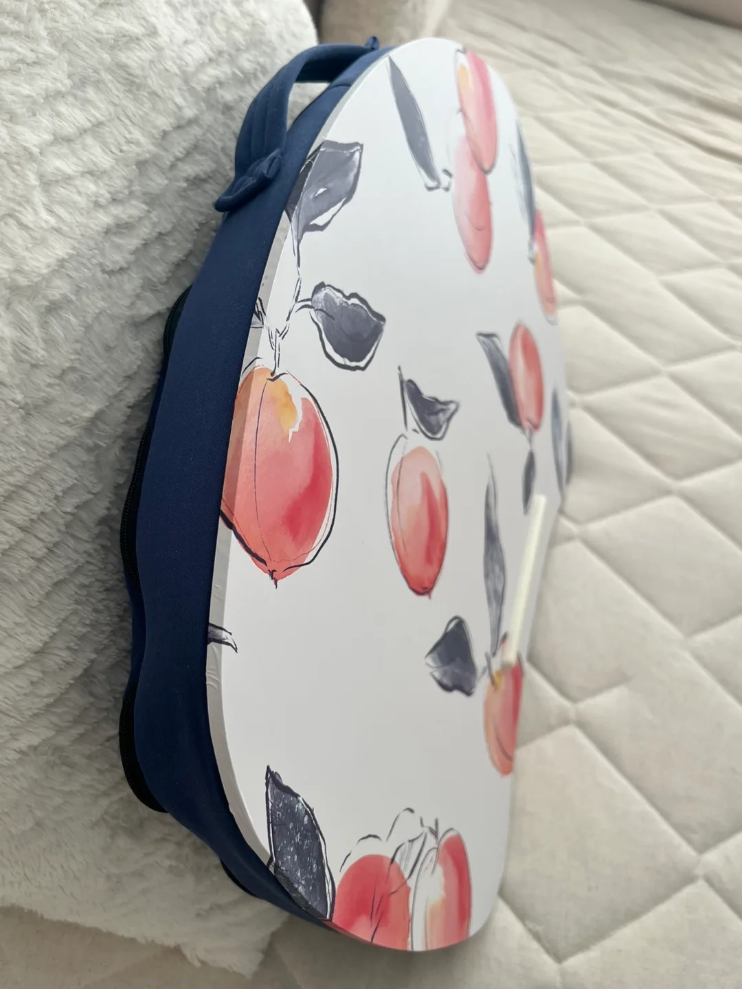 (Retail $42)Indigo Lap Desk with Peach Design image indicator(3)