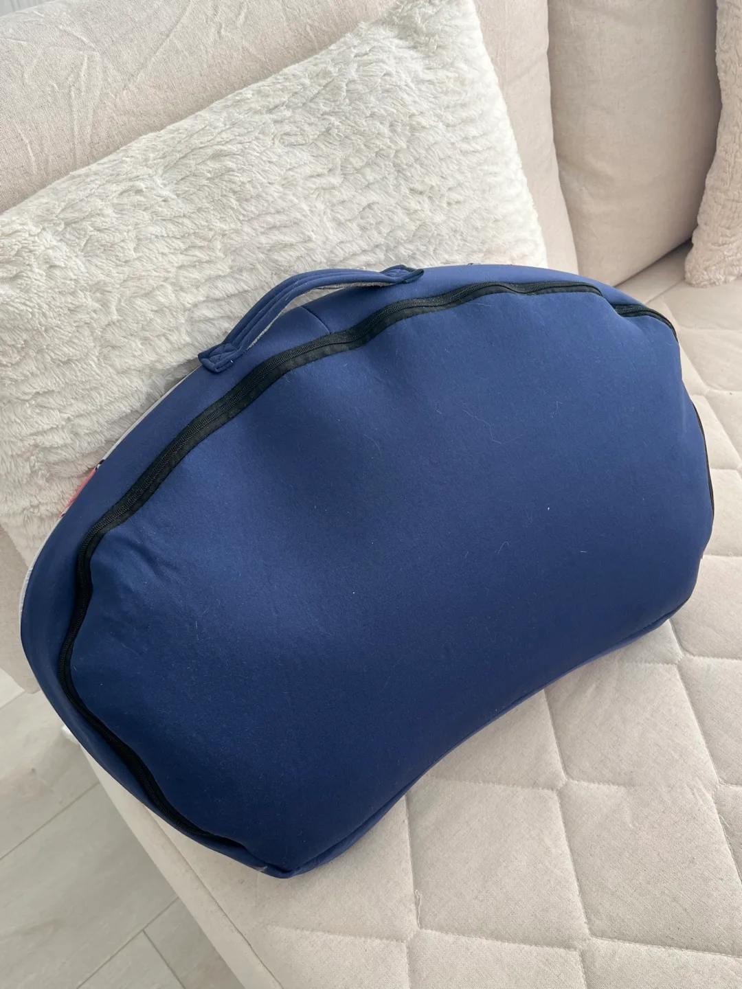 (Retail $42)Indigo Lap Desk with Peach Design image indicator(2)