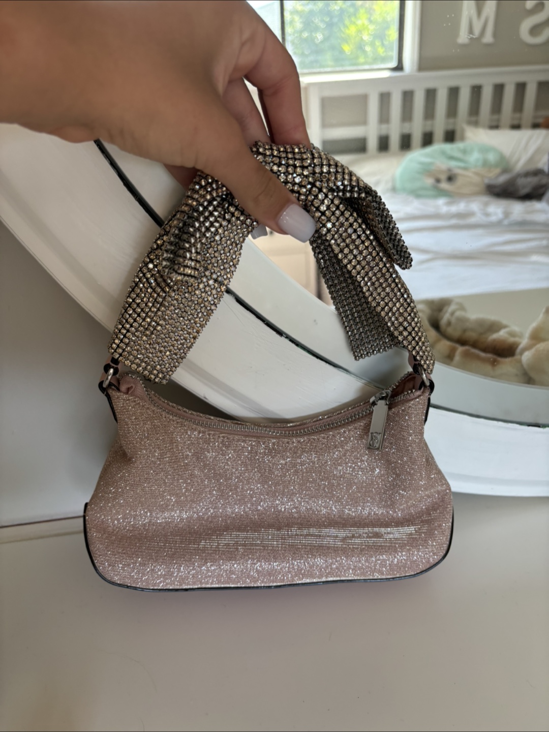 Victoria's Secret Pink Rhinestone Mini Bag - photo 2