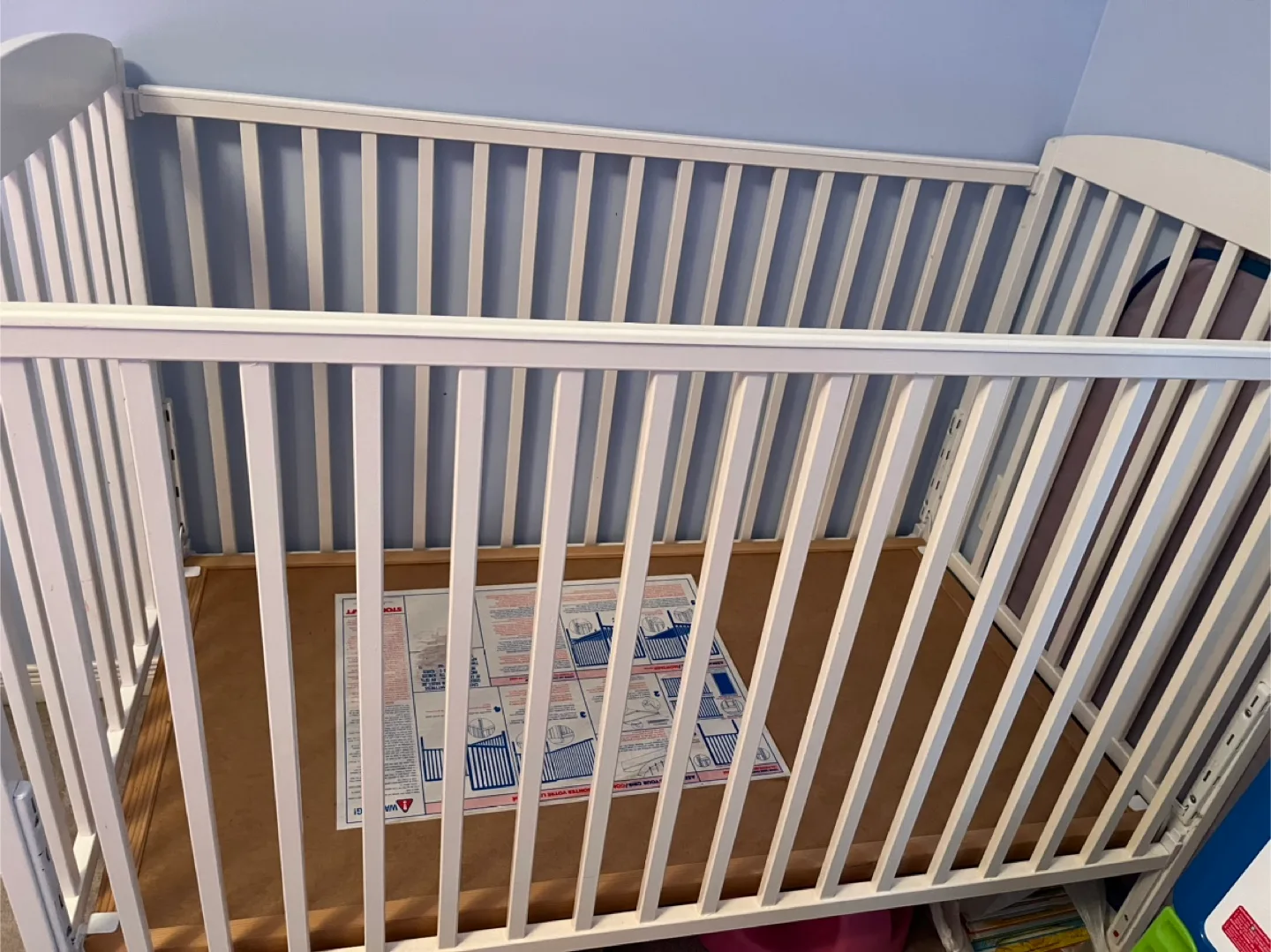 White Baby Crib thumbnail