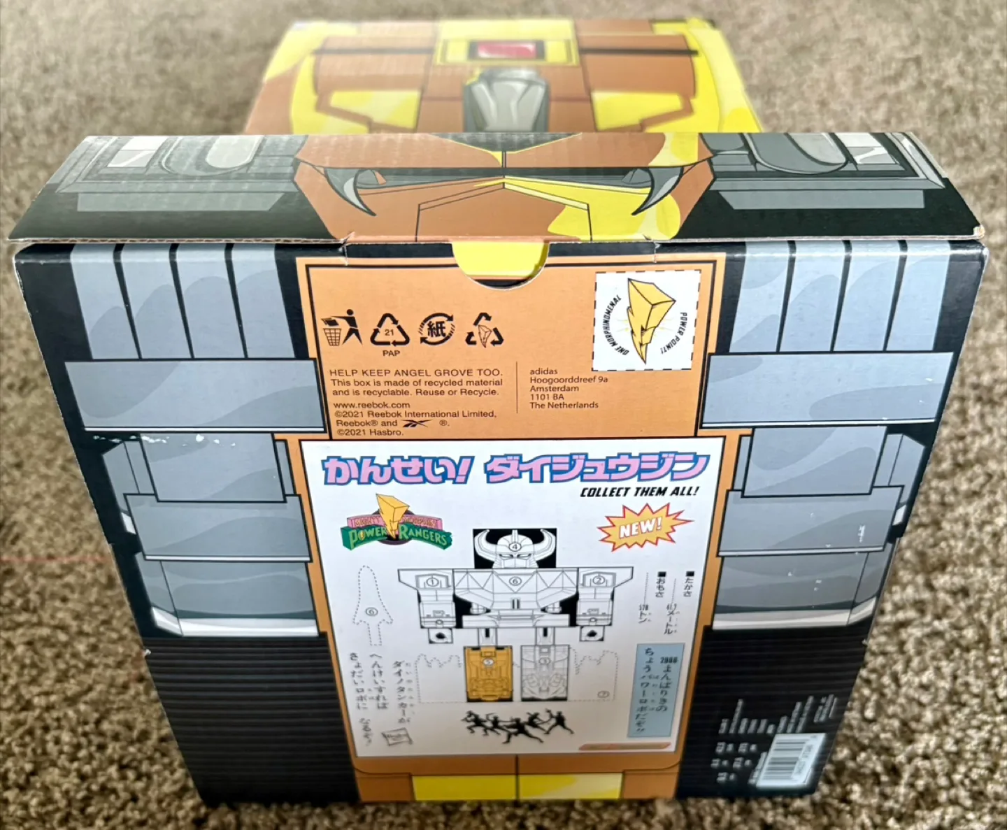 Mighty Morphin Power Rangers Reebok Club C Shoes 9.5 image indicator(9)