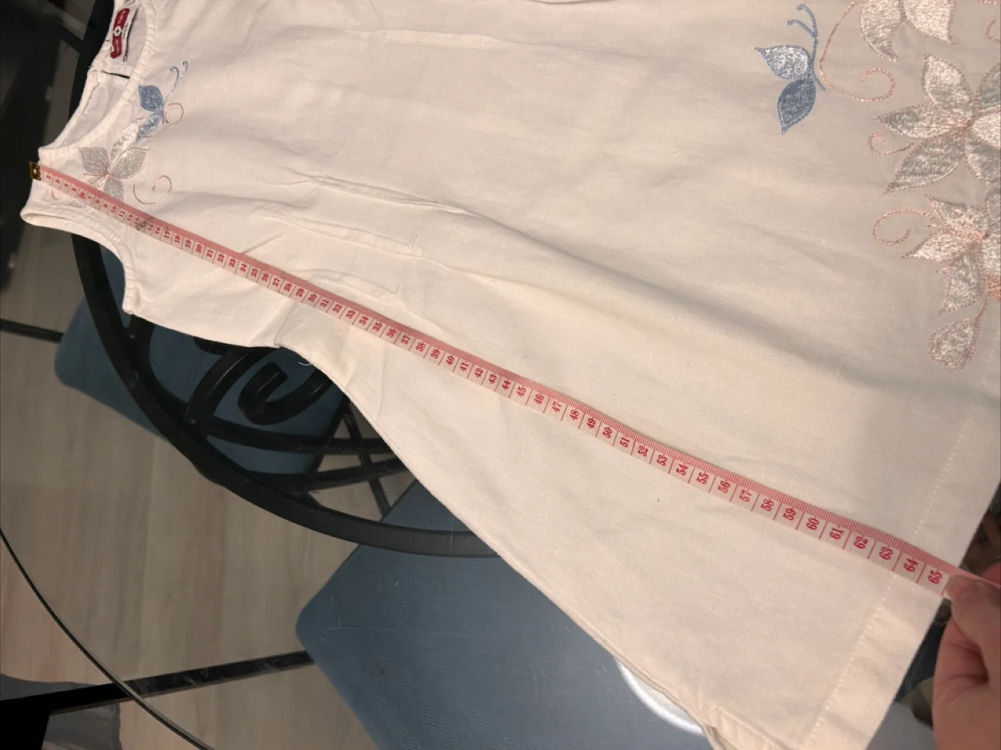 Hand-Embroidered Ukrainian Dress – Age 6–8 (110–125 cm) image indicator(5)