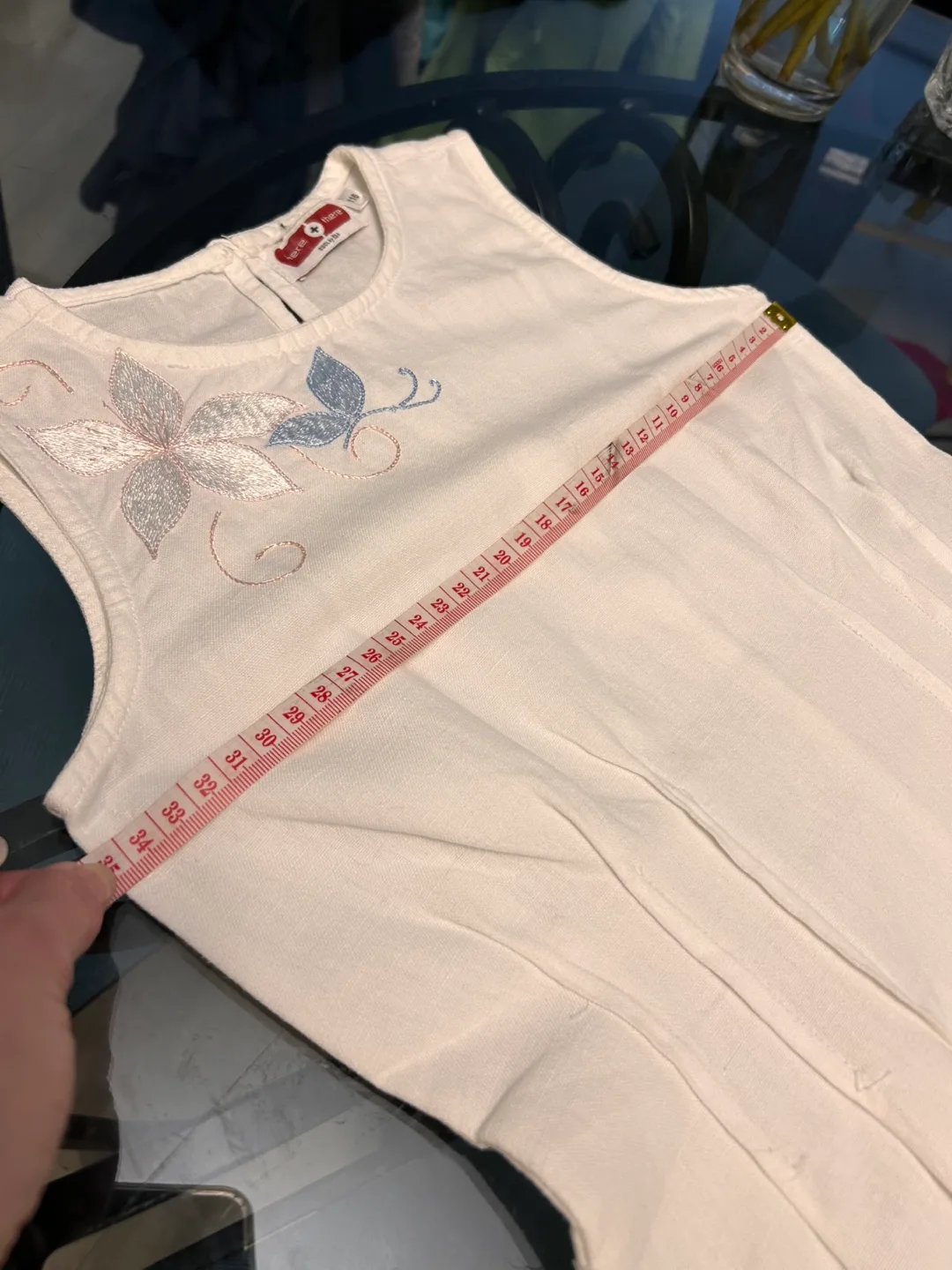 Hand-Embroidered Ukrainian Dress – Age 6–8 (110–125 cm) image indicator(6)