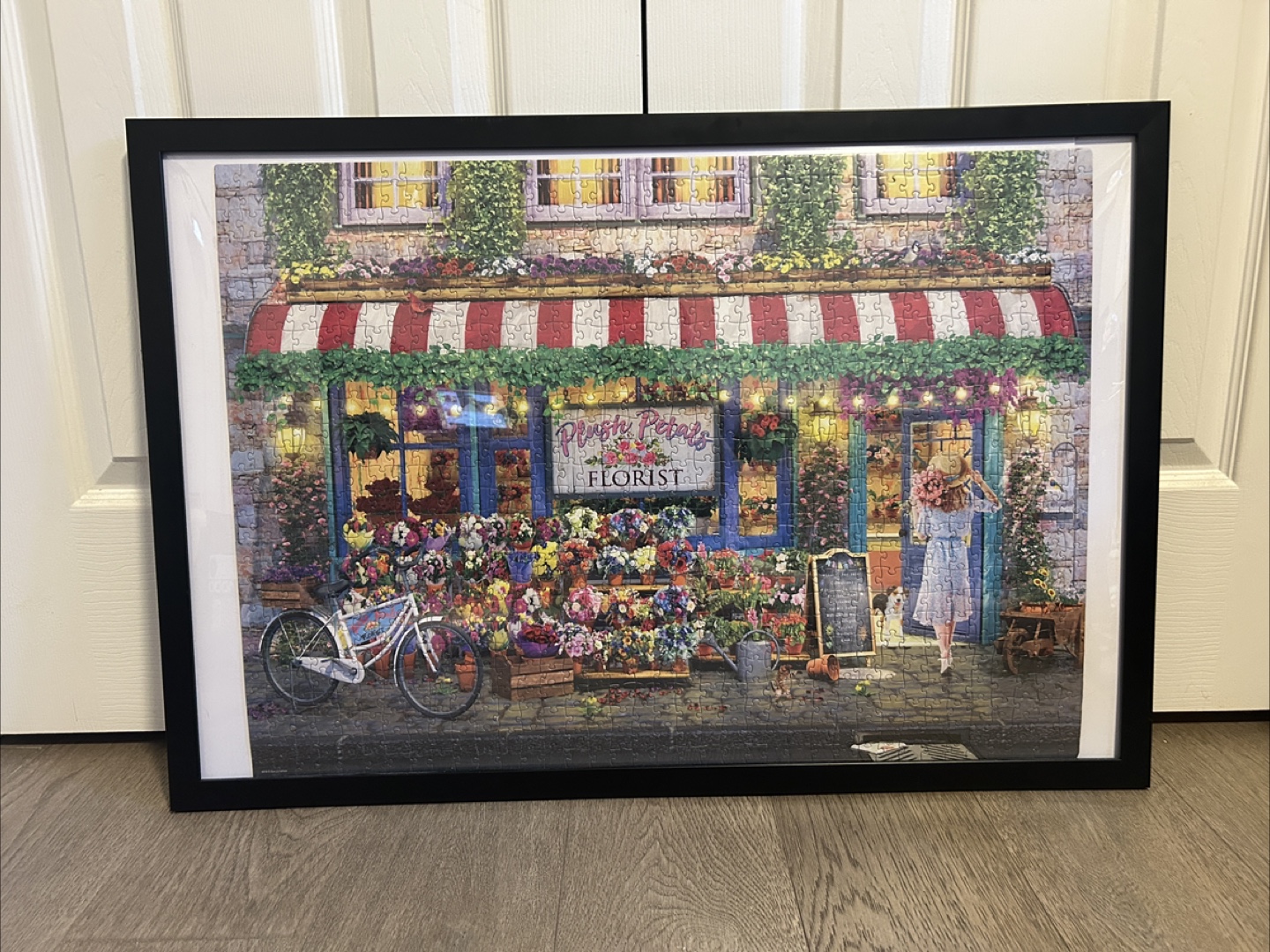 Framed Eurographics Plush Petals Flower Shop 1000 Piece Puzzle