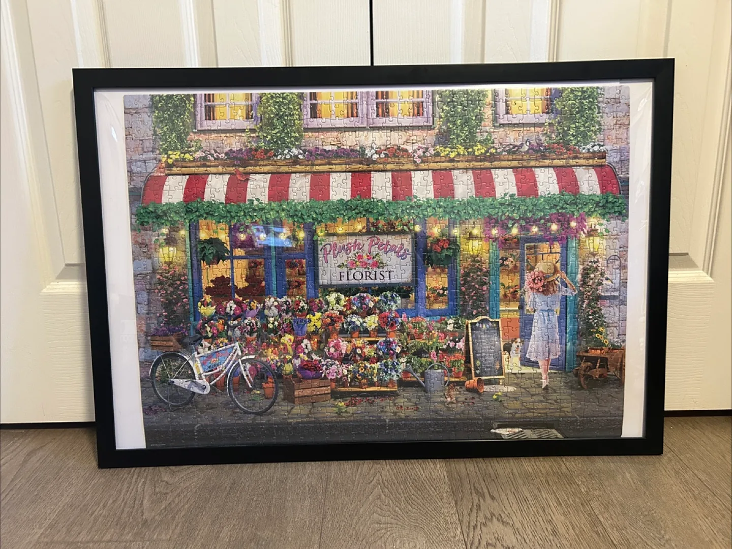 Framed Eurographics Plush Petals Flower Shop 1000 Piece Puzzle thumbnail