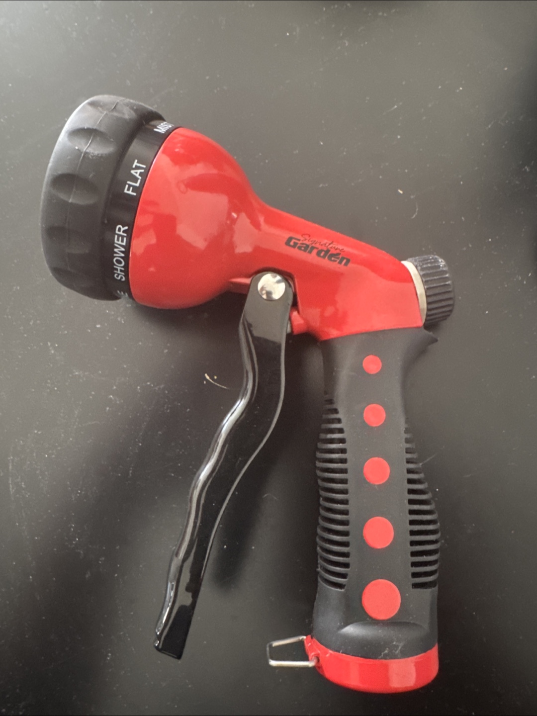 Sprinkler Garden Hose Nozzle - Red & Black