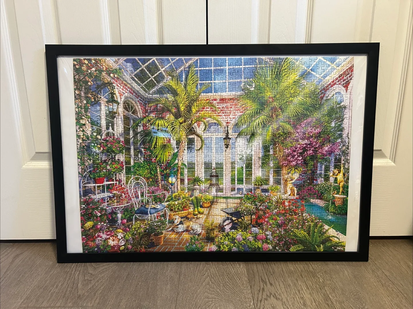 Framed Glass Garden 1000 Piece Puzzle thumbnail