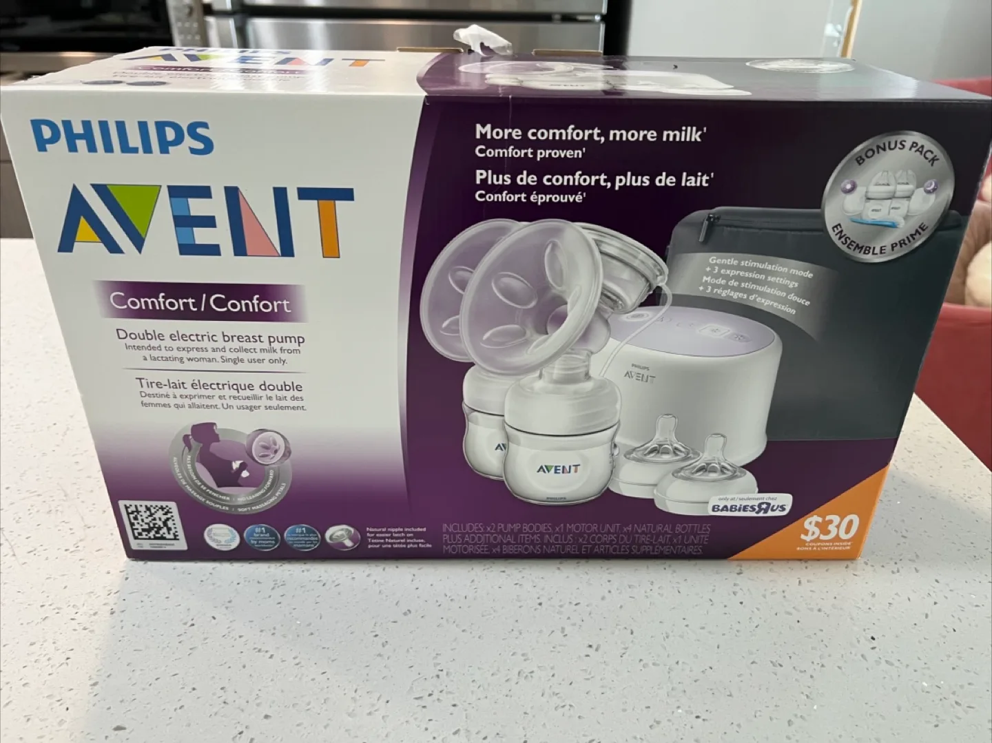 Philips Avent Comfort Double Electric Breast Pump thumbnail