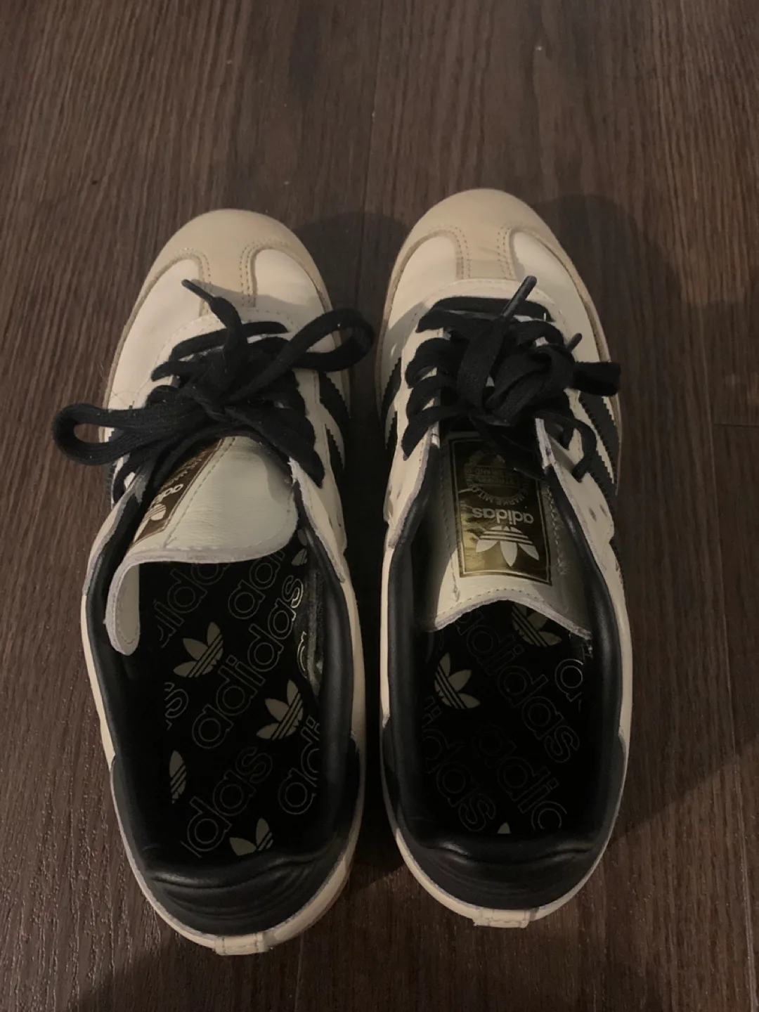 Adidas Samba Cream White Sneakers (size 8) thumbnail