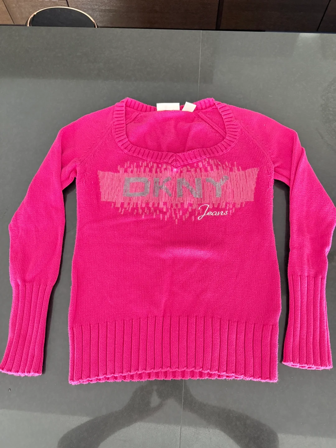 DKNY Jeans Pink Sweater - Size M thumbnail