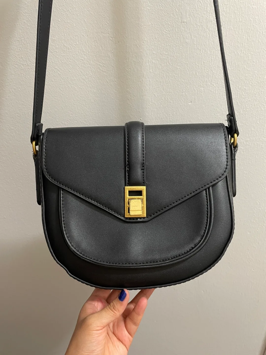 MNG Black Crossbody Bag thumbnail