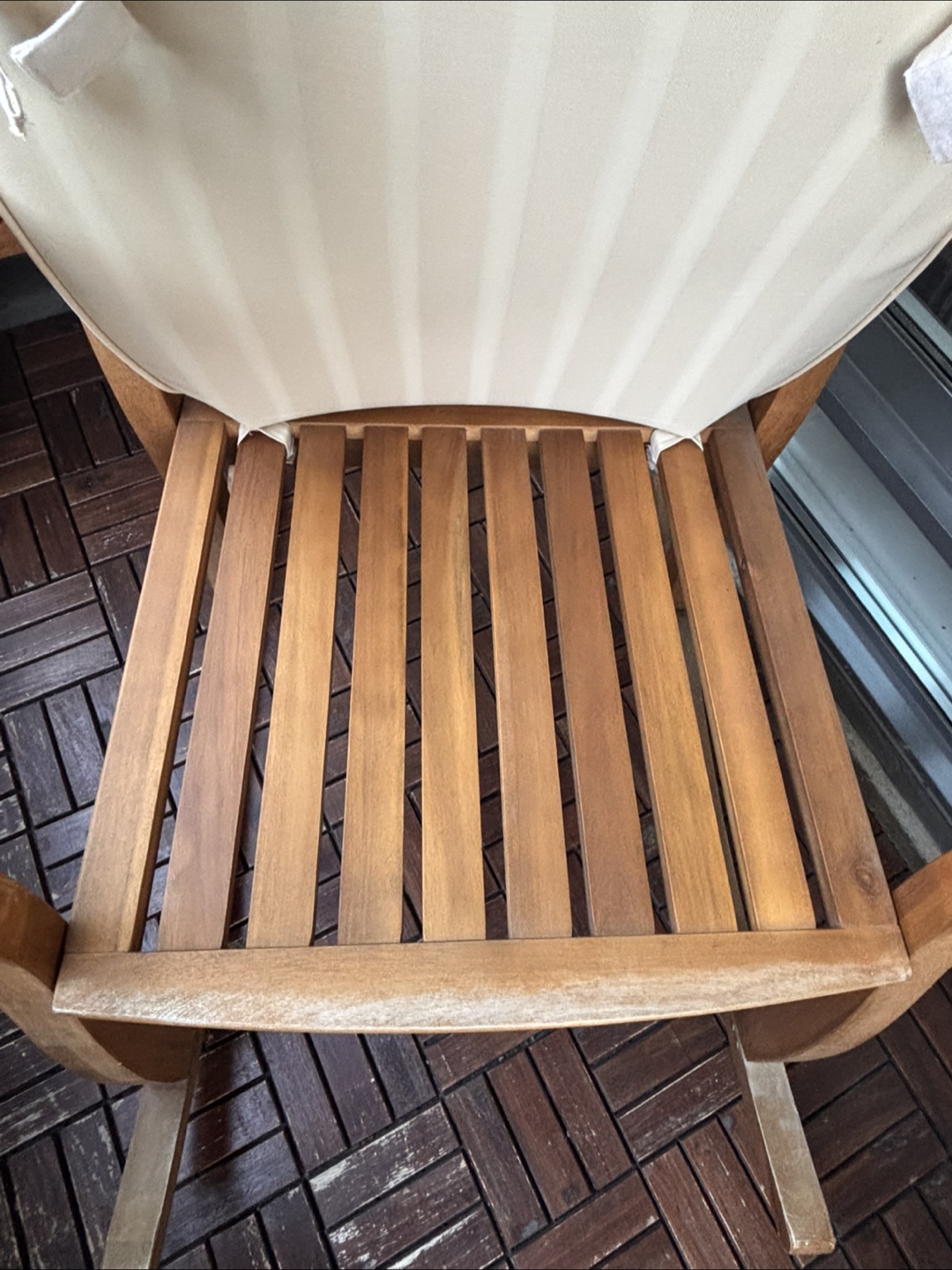 Rocking Chair with Cushion (Acacia wood) - photo 5