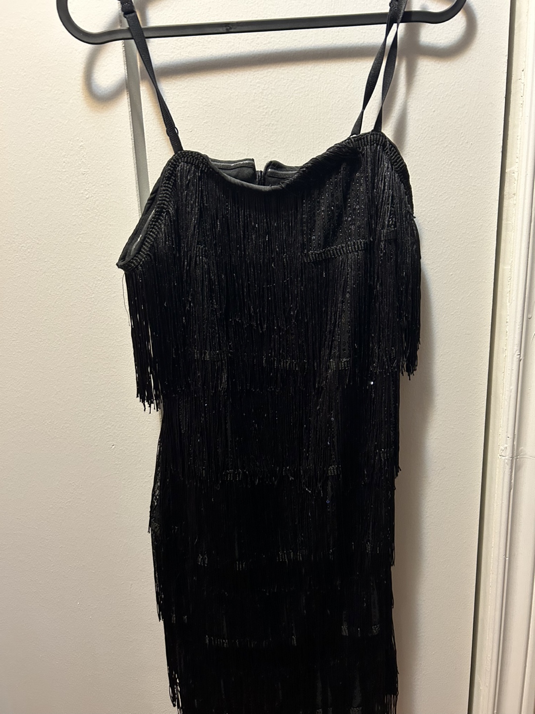 Black Fringe Dress