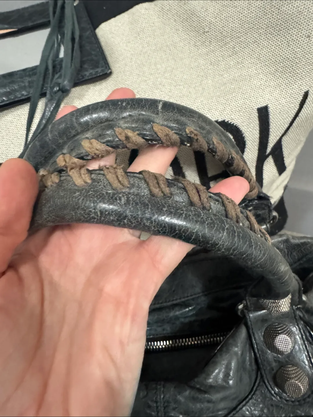 Balenciaga Leather Handbag image indicator(5)