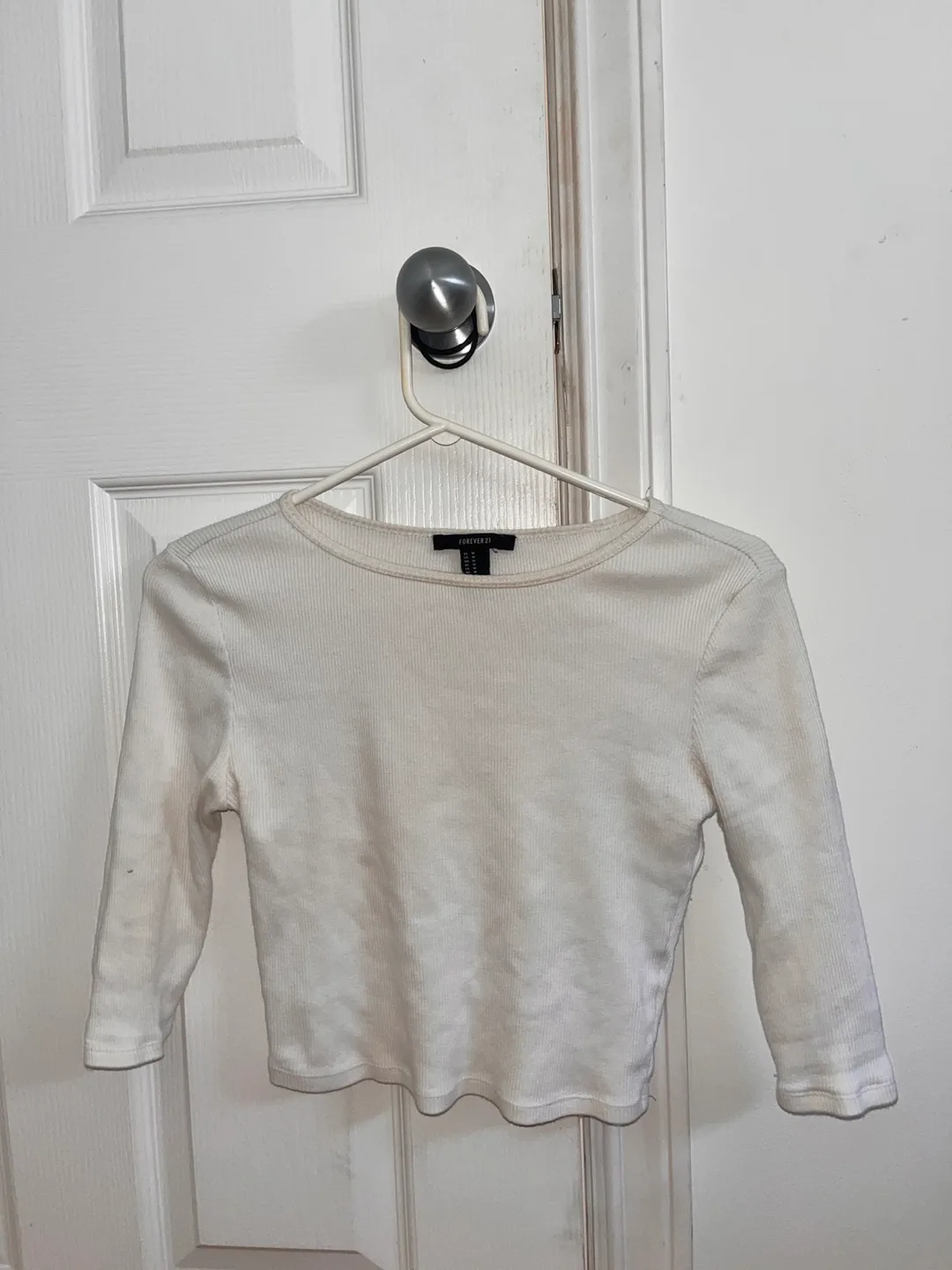White Half Sleeve Top thumbnail