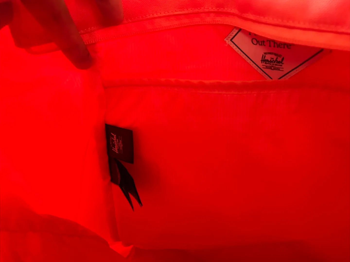 Herschel Coral Orange Tote Bag image indicator(5)