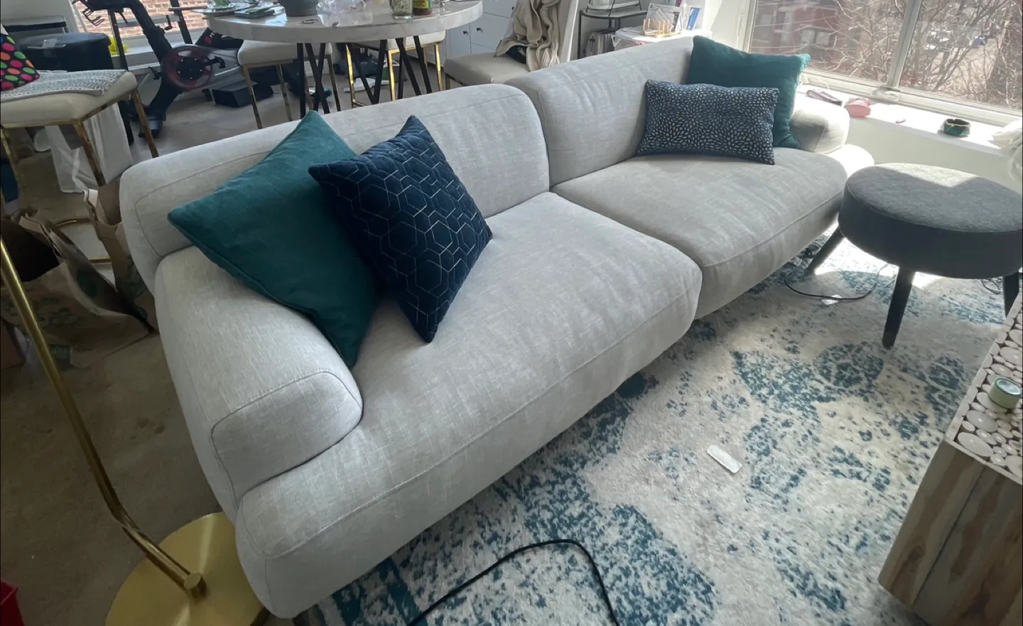 Abisko Mist Gray Sofa thumbnail