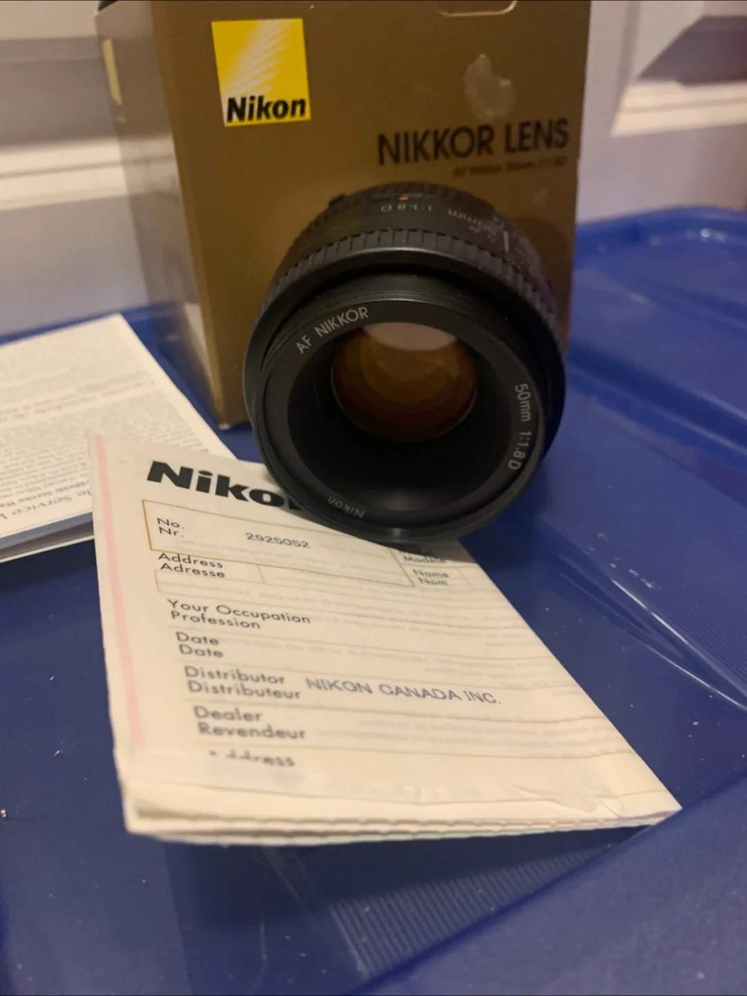 Nikon AF Nikkor 50mm f/1.8D Lens image indicator(2)
