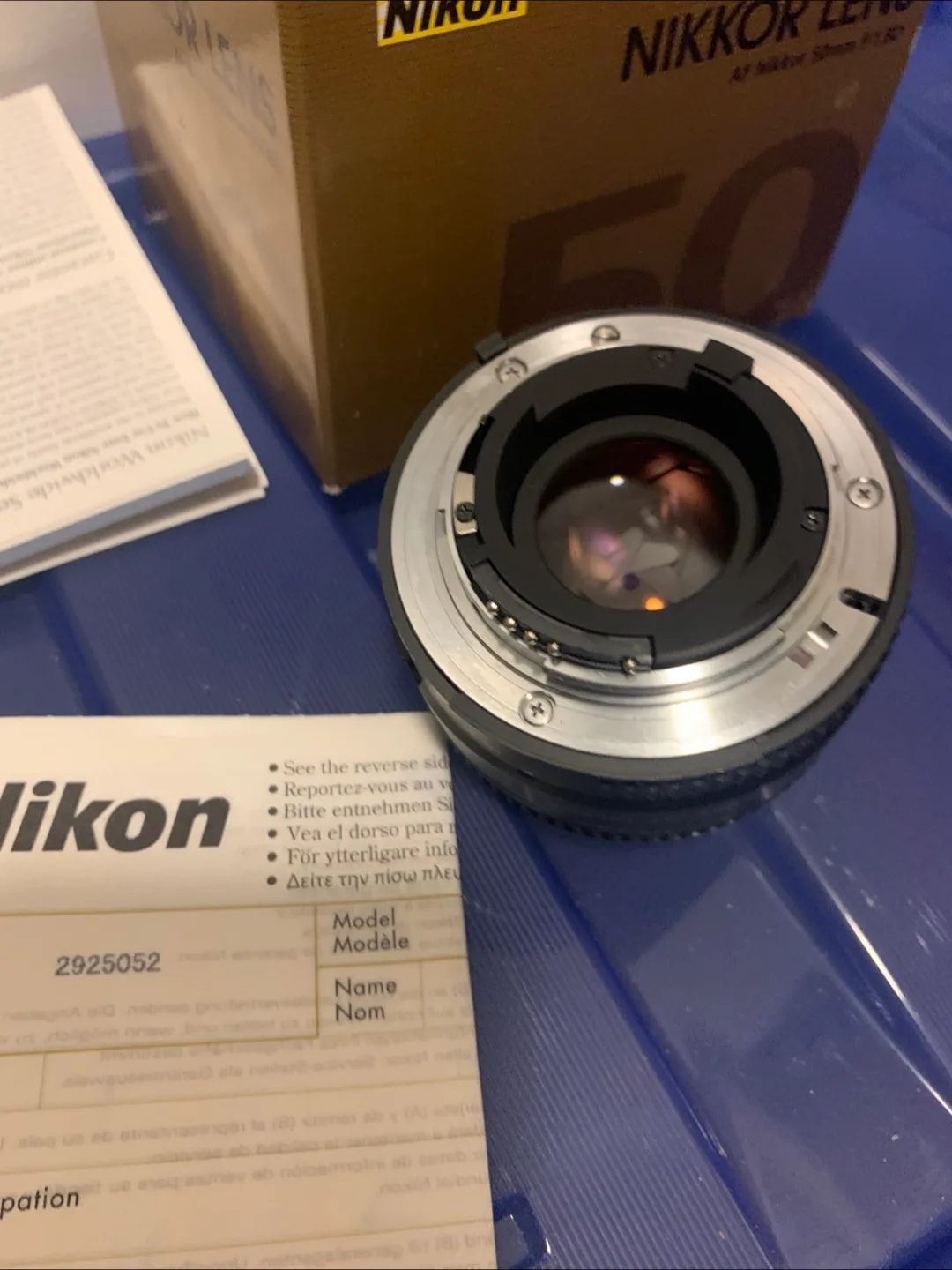 Nikon AF Nikkor 50mm f/1.8D Lens image indicator(3)