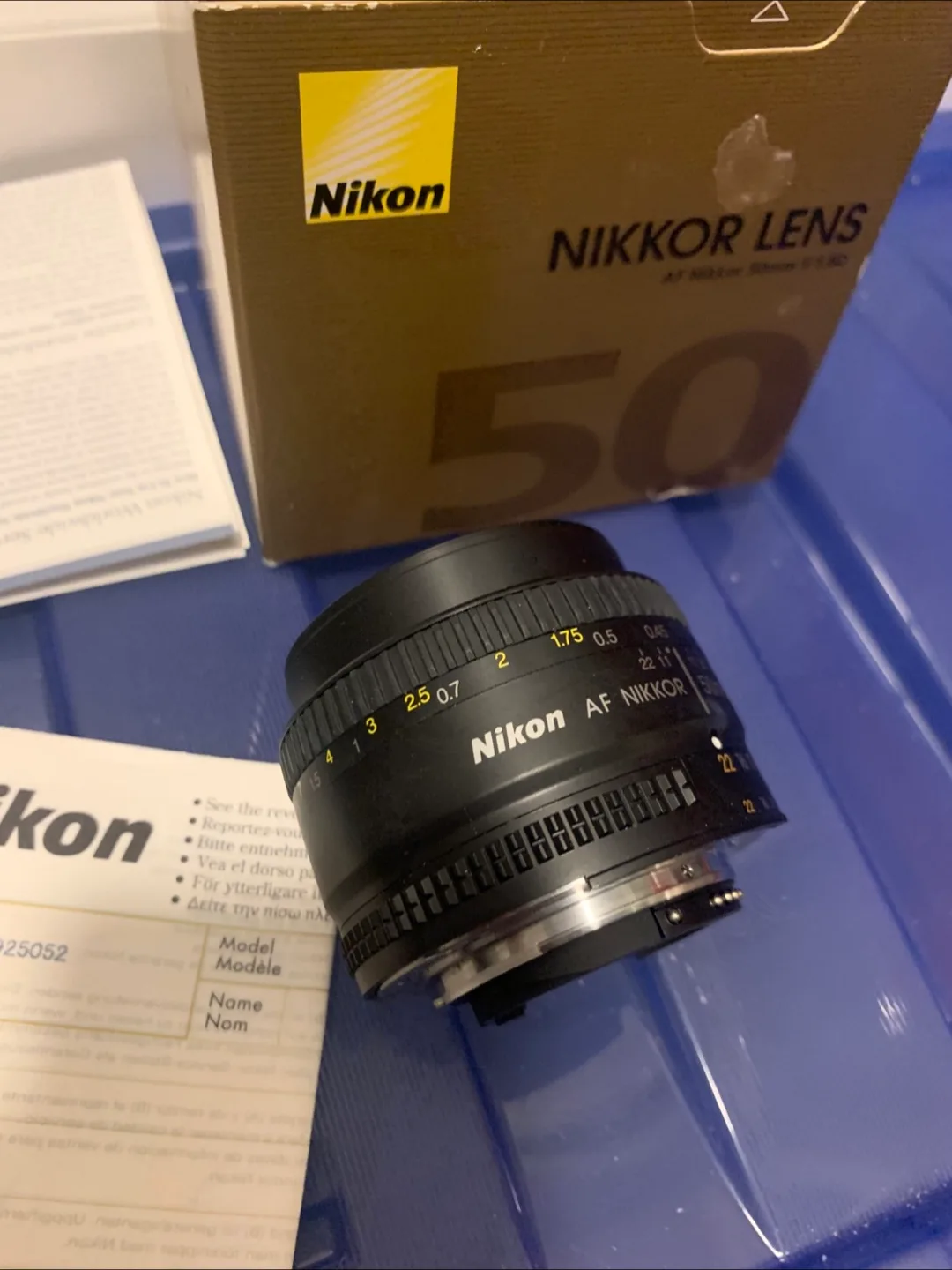 Nikon AF Nikkor 50mm f/1.8D Lens image indicator(5)