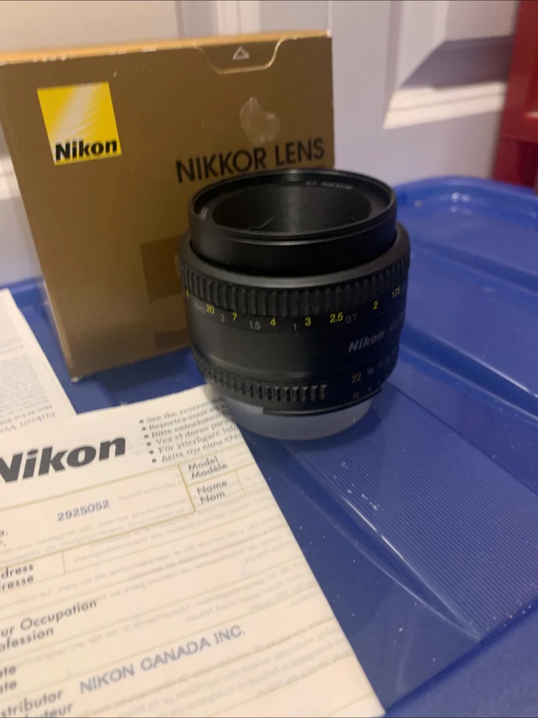 Nikon AF Nikkor 50mm f/1.8D Lens image indicator(6)