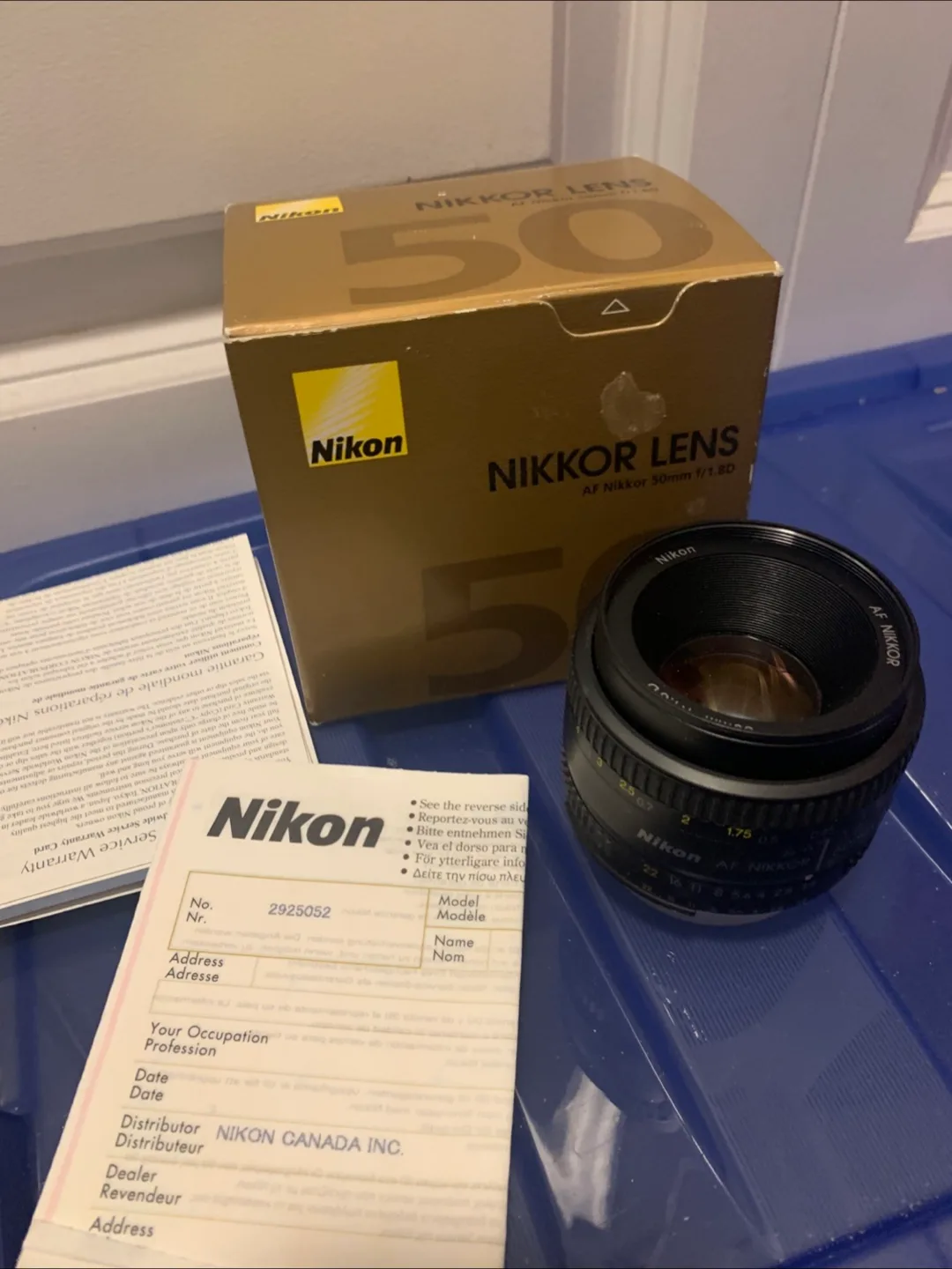 Nikon AF Nikkor 50mm f/1.8D Lens image indicator(8)