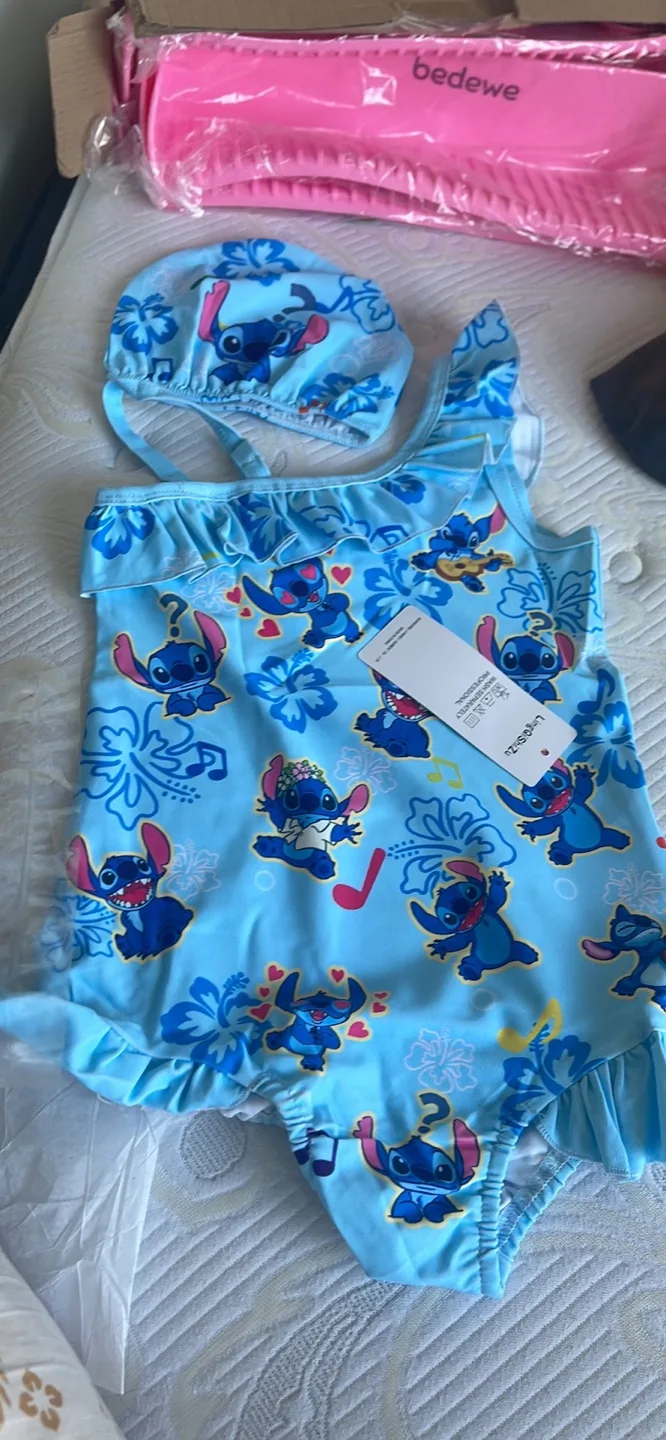 New Stitch Swimsuit Size 130 thumbnail