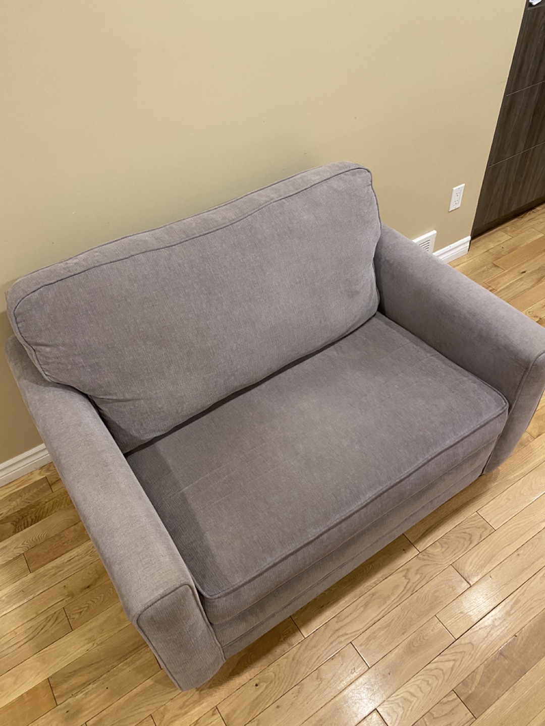 Penelope Grey Twin Size Sleeper Chair (CAN DELIVER) - photo 5