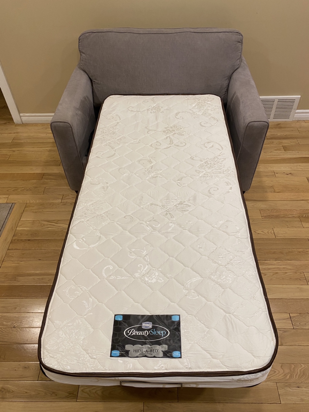 Penelope Grey Twin Size Sleeper Chair (CAN DELIVER) - photo 4