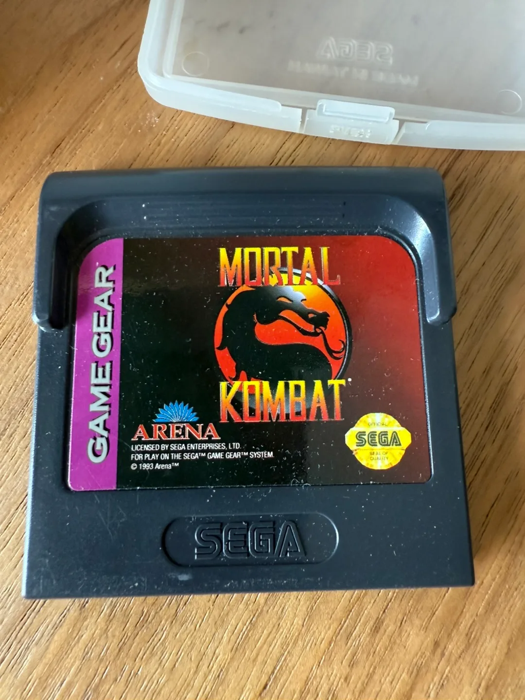 Mortal Kombat Game Gear Cartridge