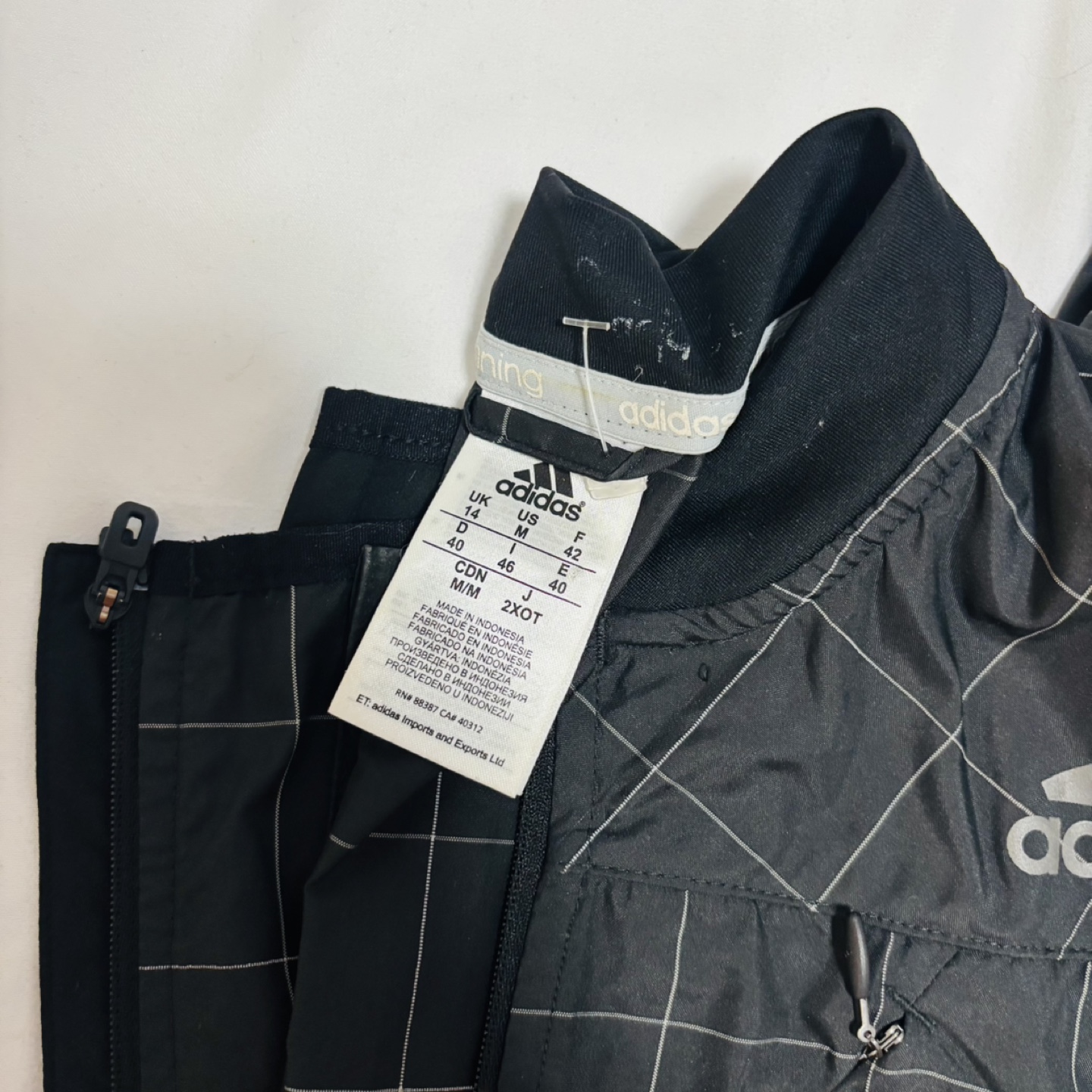Adidas Black Jacket - Size M