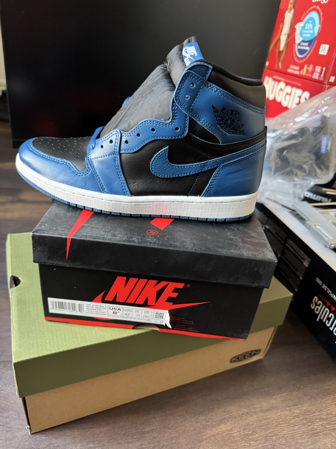 Nike Air Jordan 1 High Marina Blue size 8.5